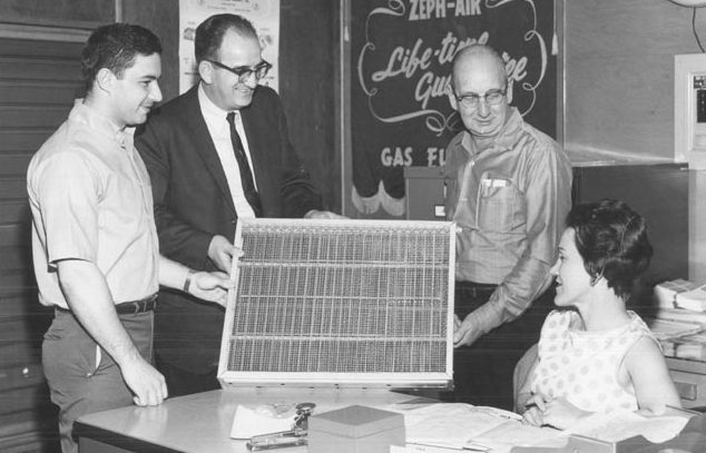 New Air Filter Technology Historical Photo of New Air Filter Technology